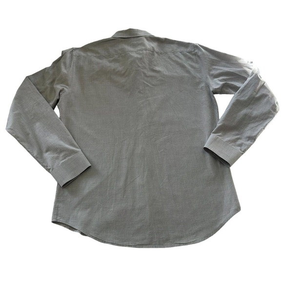 Theory Shirt Men Medium Gray Casual Officewear Button Up Long Sleeve Lightweight - Picture 5 of 5